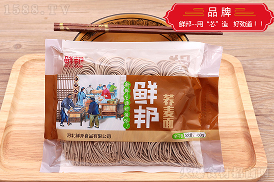鲜邦荞麦面-半干面,鲜香美味、口感爽滑、劲道十足!