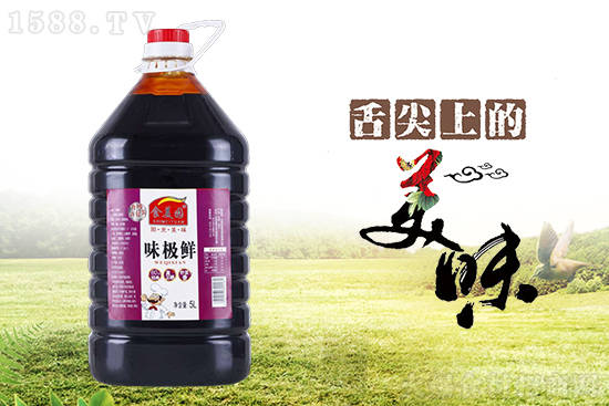 食美园味极鲜酱油,几滴上色,醇香味浓,味道就是好!