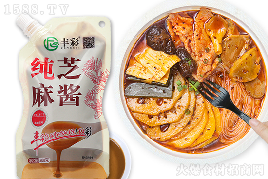 丰彩纯芝麻酱,营养价值高,细腻香醇!